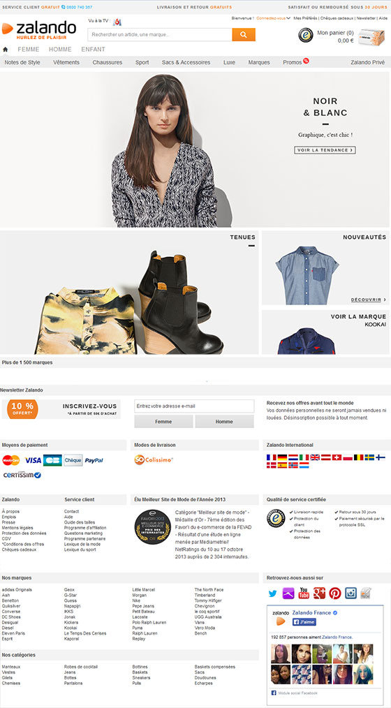 Boutique Magento Zalando Zalando e-commerce Magento